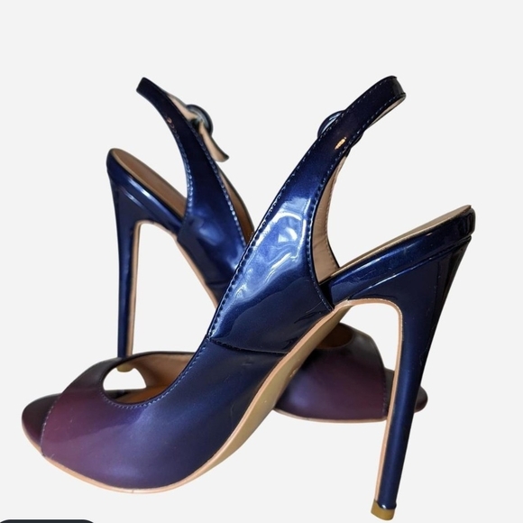 Only Navy and Purple Women's Heels - Picture 2 of 8